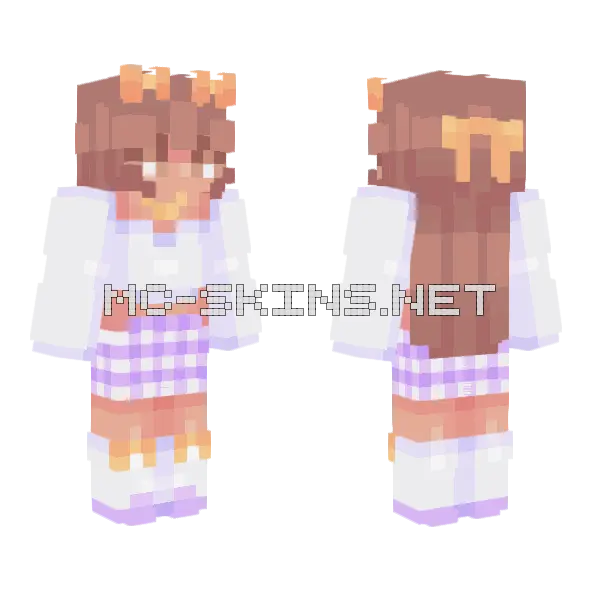 Passepied Minecraft skin, front and back