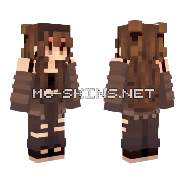 Passion Sfa10 Glitch Skin Minecraft skin, front and back