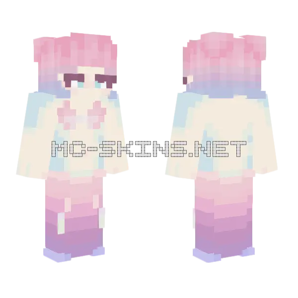 Coral Mermaid, front and back