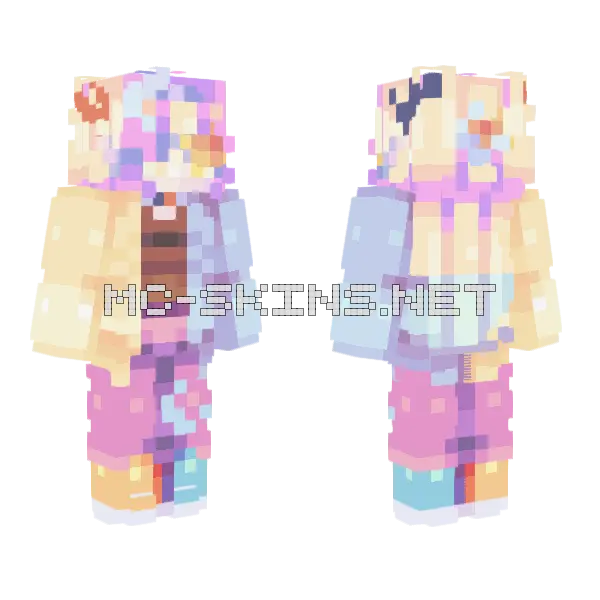 Pastel Dream Outfit, front and back