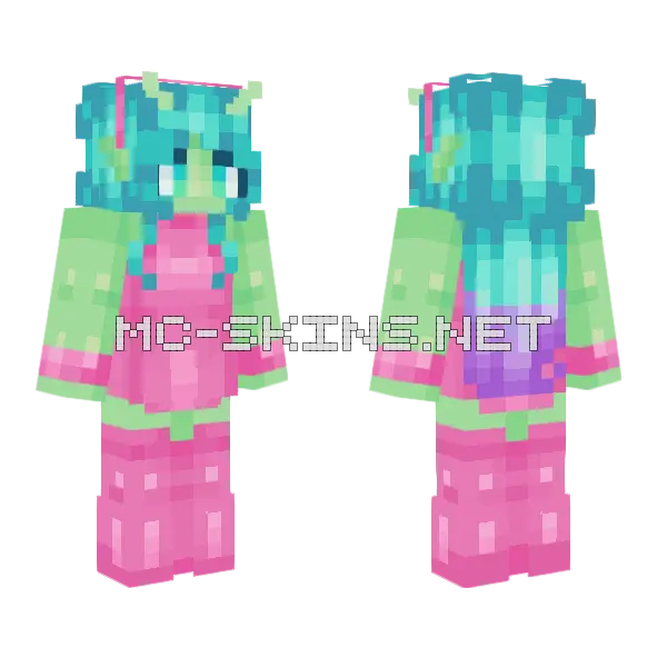 Pastel Fairy Girl, front and back