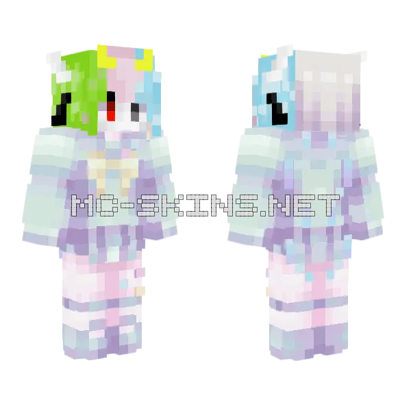 Pastel Fairy Outfit, front and back