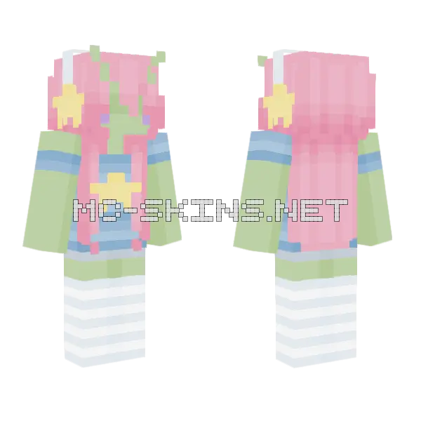 Pastel Party Outfit, front and back