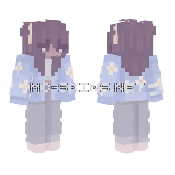 Pastel Starry Pajamas, front and back