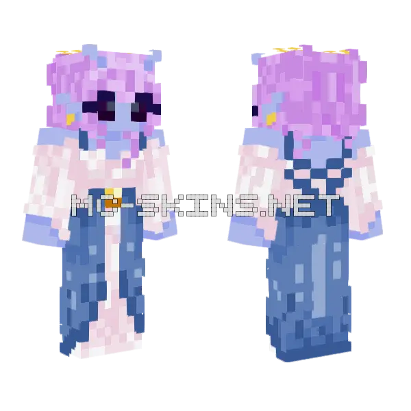 Pastel Wisp Girl, front and back