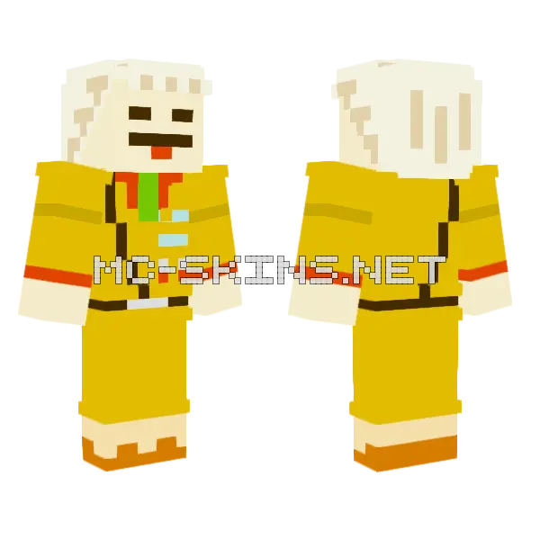 Patalliro Minecraft skin, front and back