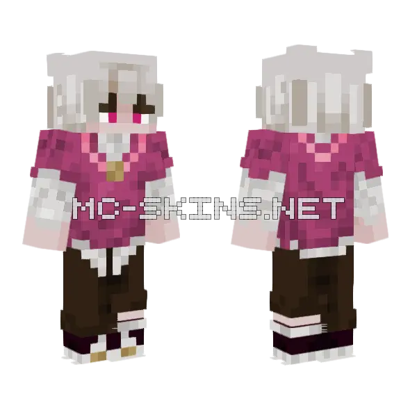 Patapur Minecraft skin, front and back
