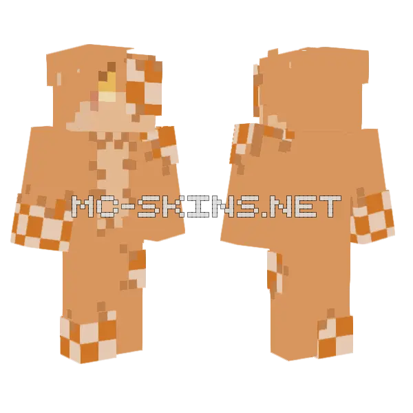 Patch The Dog Minecraft skin, front and back