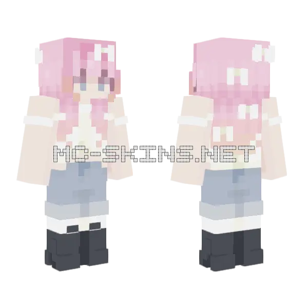 Path Of The Sun Persona Minecraft skin, front and back