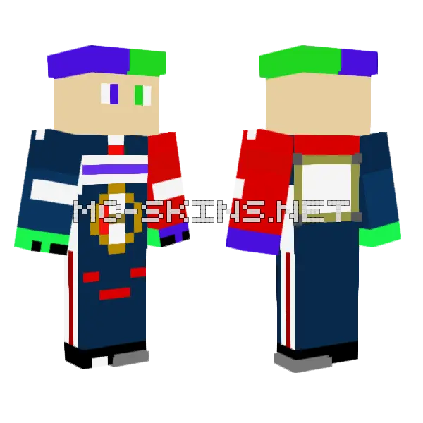 Patlek Og Minecraft skin, front and back
