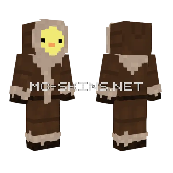 Pato De Frio Minecraft skin, front and back