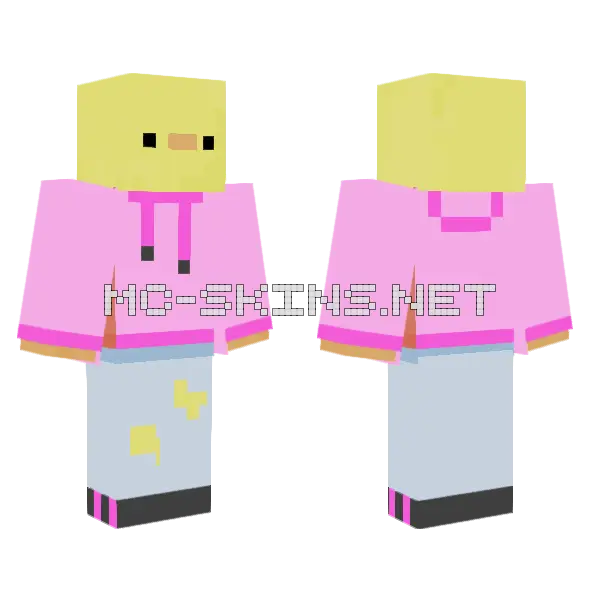 Pato Ropa 2 Minecraft skin, front and back