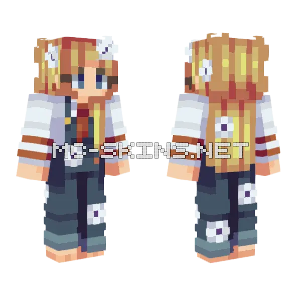 Patriotic Sprinkles Minecraft skin, front and back