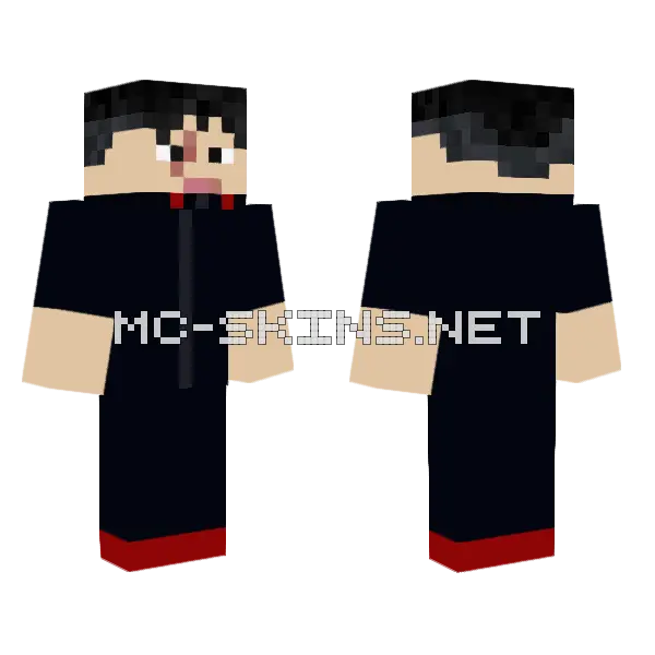 Patrons Yuji S3 Minecraft skin, front and back