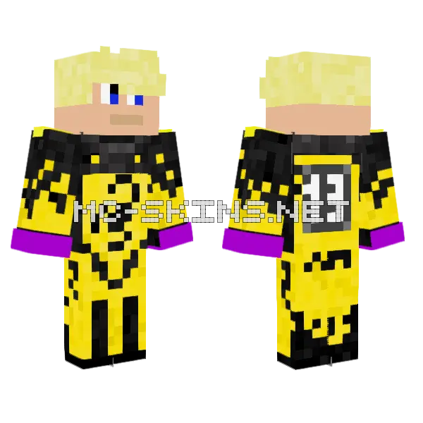 Patryk Seraficki Minecraft skin, front and back