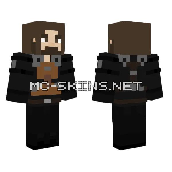 Paul Jesus Rovia TWD Season 9 Minecraft skin, front and back
