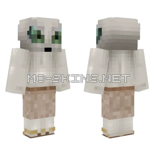 Paul The Alien Minecraft skin, front and back