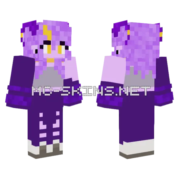 Paula Cats Minecraft skin, front and back