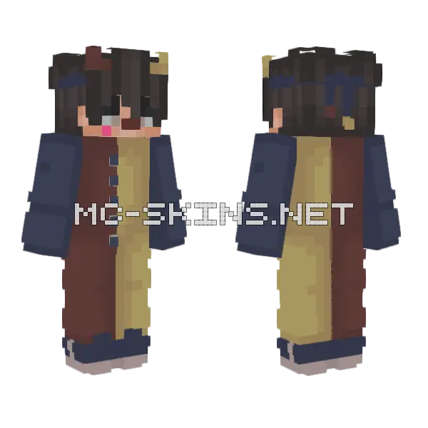Payaso Moreno Moreno Minecraft skin, front and back