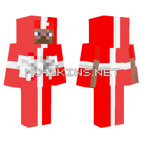 Peentar Present Minecraft skin, front and back