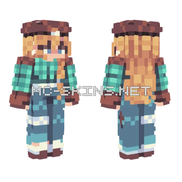 Pen And Paper Minecraft skin, front and back