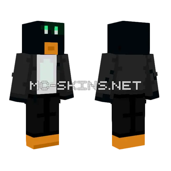 Penguin Skin Minecraft skin, front and back