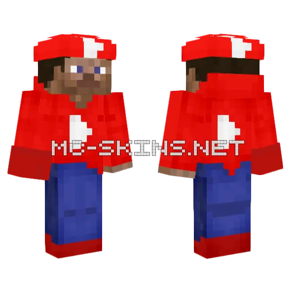 Pentar With Hoodie Minecraft skin, front and back