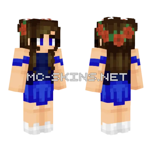 Penumbra Rce Girl Minecraft skin, front and back