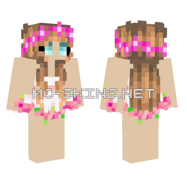 Persephone Revamped Minecraft skin, front and back