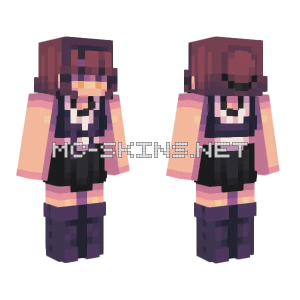 Persona Minecraft skin, front and back