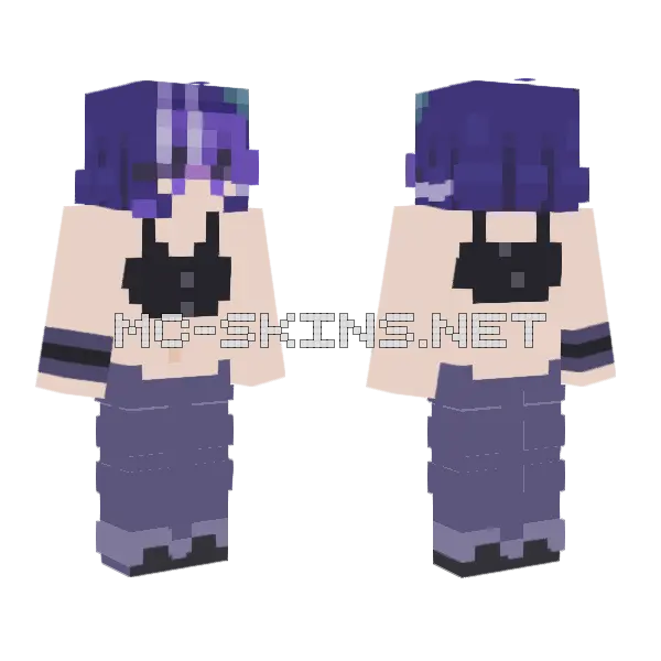 Persona Contest Results Minecraft skin, front and back