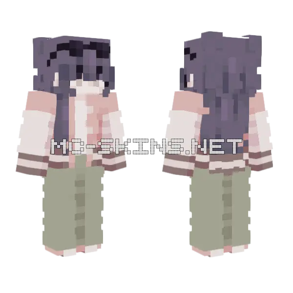 Persona Minecraft skin, front and back
