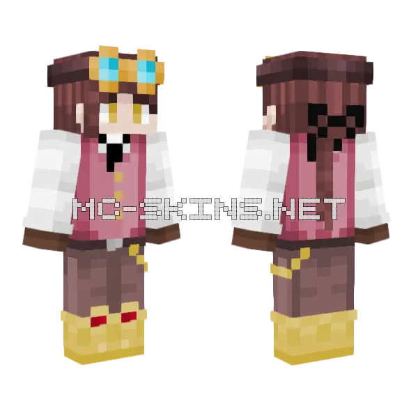 Persona Main Skin Without Cape Minecraft skin, front and back