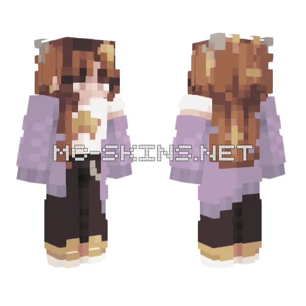 Persona V2 Minecraft skin, front and back
