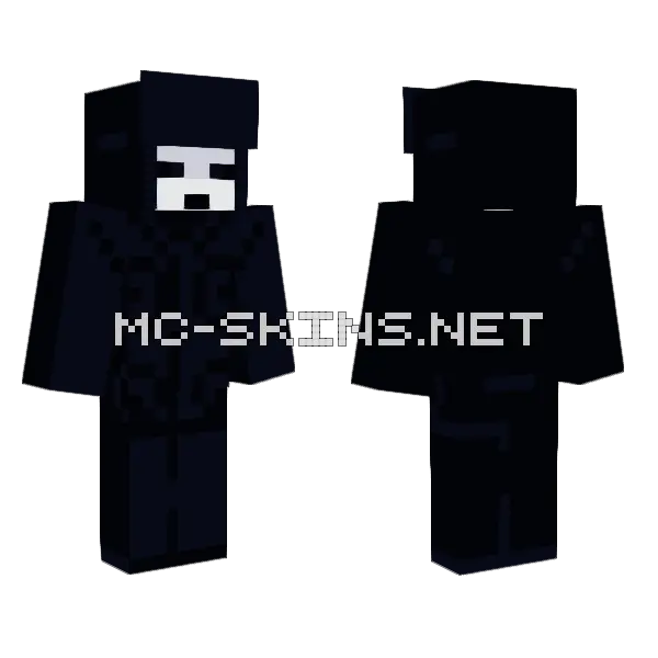 Personal Idk Minecraft skin, front and back