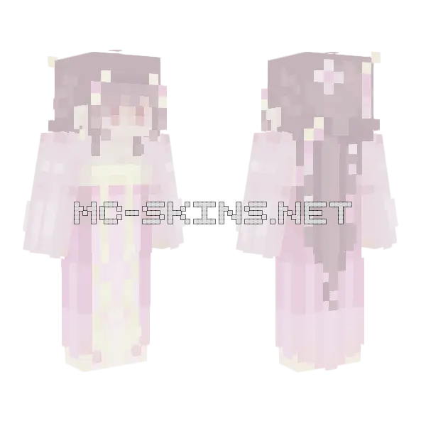 Petal Rain Minecraft skin, front and back