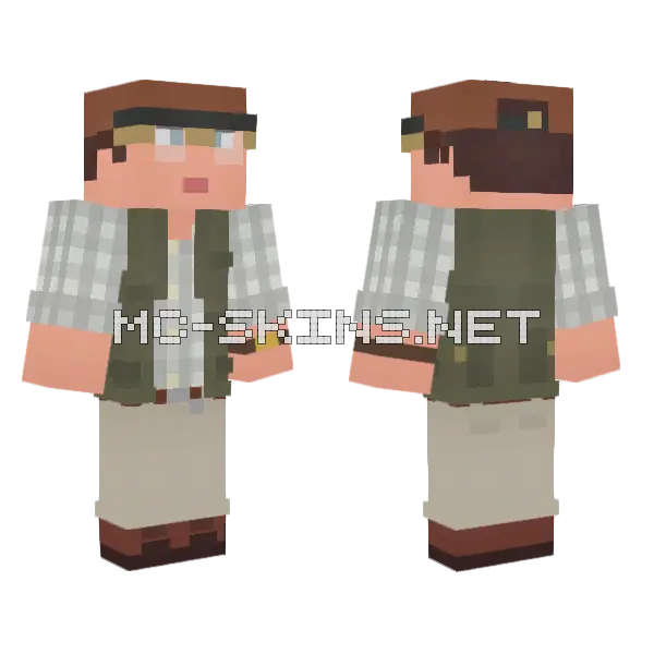Peter Ludlow Sorna Alt 2 Minecraft skin, front and back
