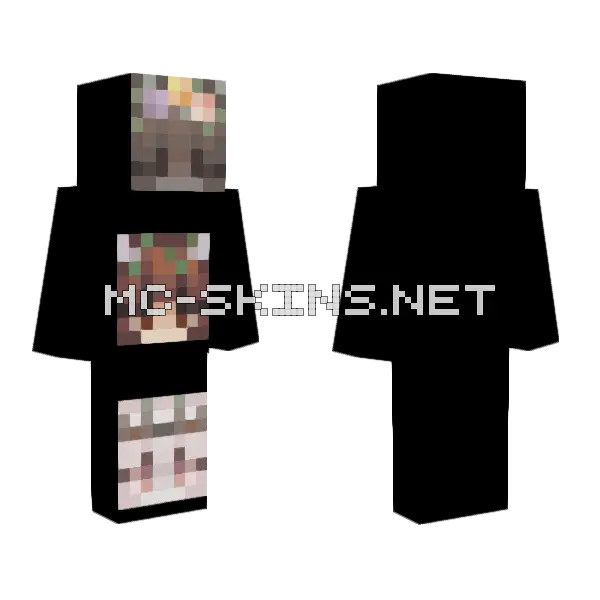 Pfp Ce Xeternaldepression Minecraft skin, front and back