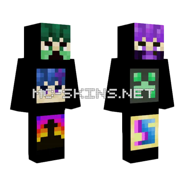Pfp Contest 4 S1wwy Minecraft skin, front and back