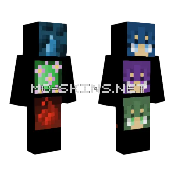 Pfp Contest Entry Minecraft skin, front and back
