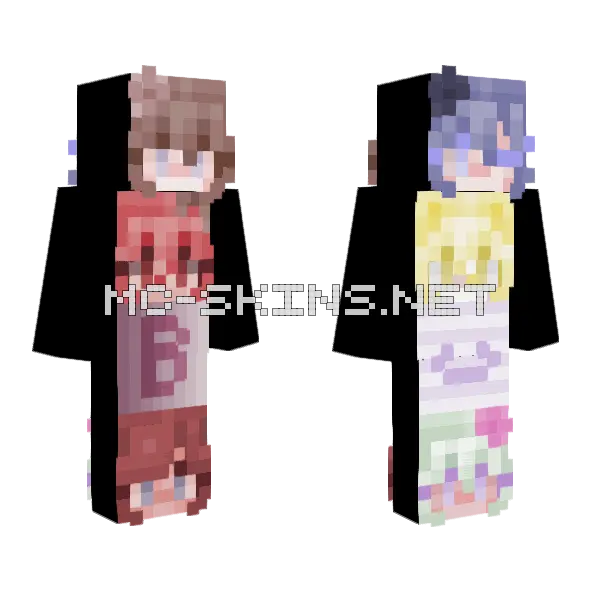 Pfp S For Barnita Minecraft skin, front and back