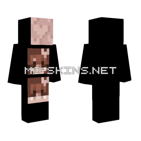 Pfpce Skin Minecraft skin, front and back