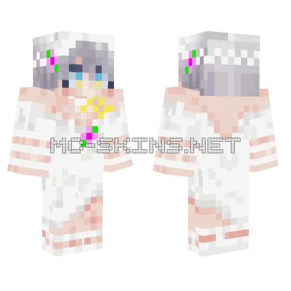 Phainon Bride Fixed Minecraft skin, front and back