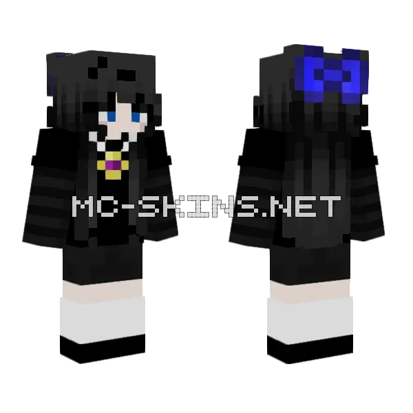 Phant0mm YT Minecraft skin, front and back