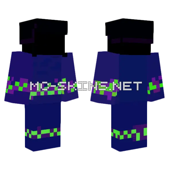Phantom Flyers Minecraft skin, front and back