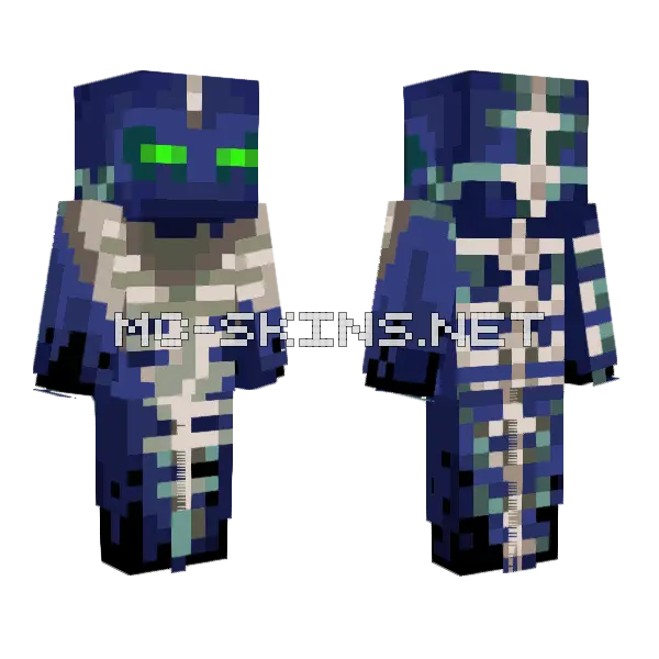 Phantom Mob V2 Minecraft skin, front and back