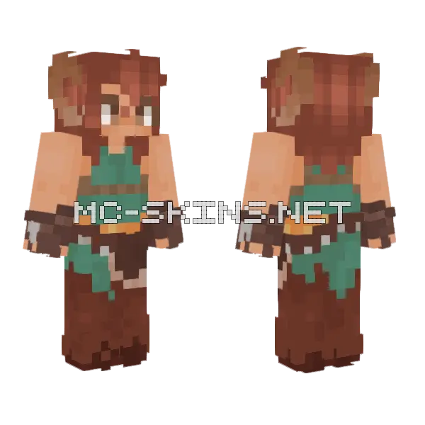 Phaunos by iilunareclipse Minecraft skin, front and back