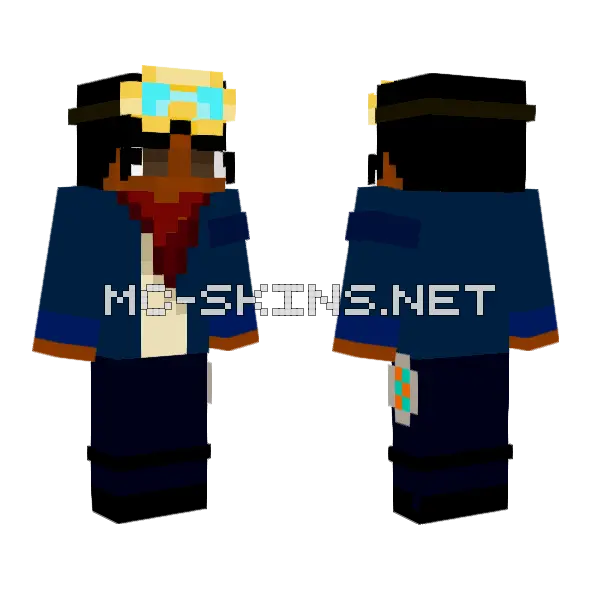Phildoesgames New Skin Minecraft skin, front and back