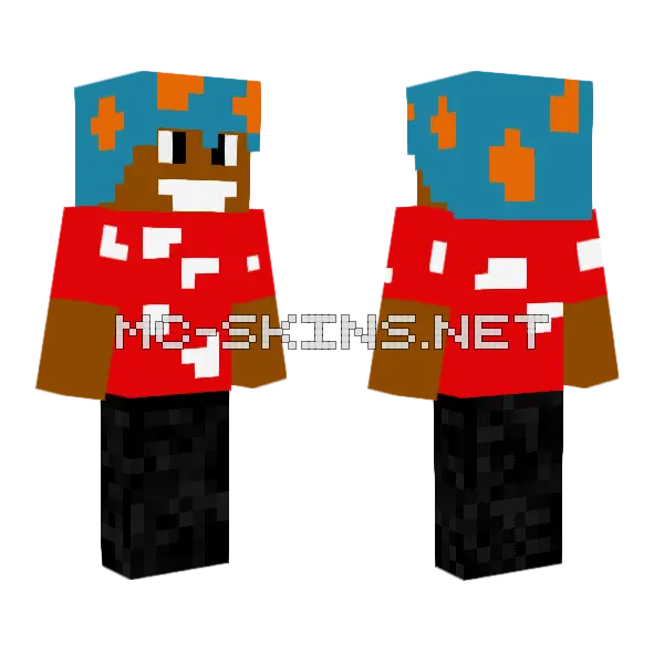 Phildoesgames Truffle Origin Minecraft skin, front and back