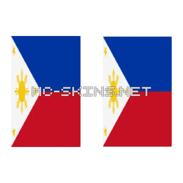 Philippines Flag cape, outside and lining